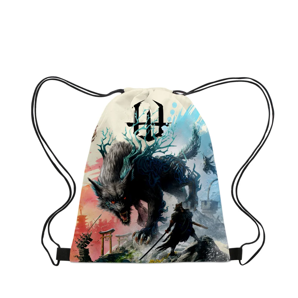 2023 Wild Hearts Borse Da Gioco Borsa Con Coulisse In Tela Di Stoffa Donna Uomo Borse Per Il Tempo Libero