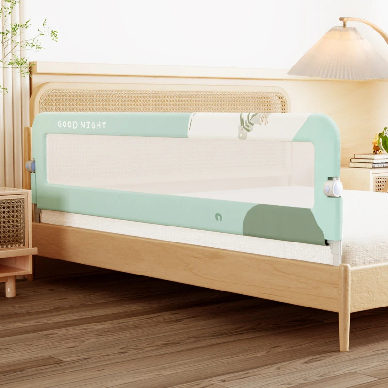 150cm Newborn Bed Guardrail Baby Fall proof Bedside Stopper Travel Anti drop Fence Foldable Bed