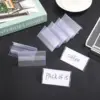 30pcs Transparent Price Label Holder Holder Supermarket Shelf Label Holders Merchandise Price Display Holders Shelf Label Card 4