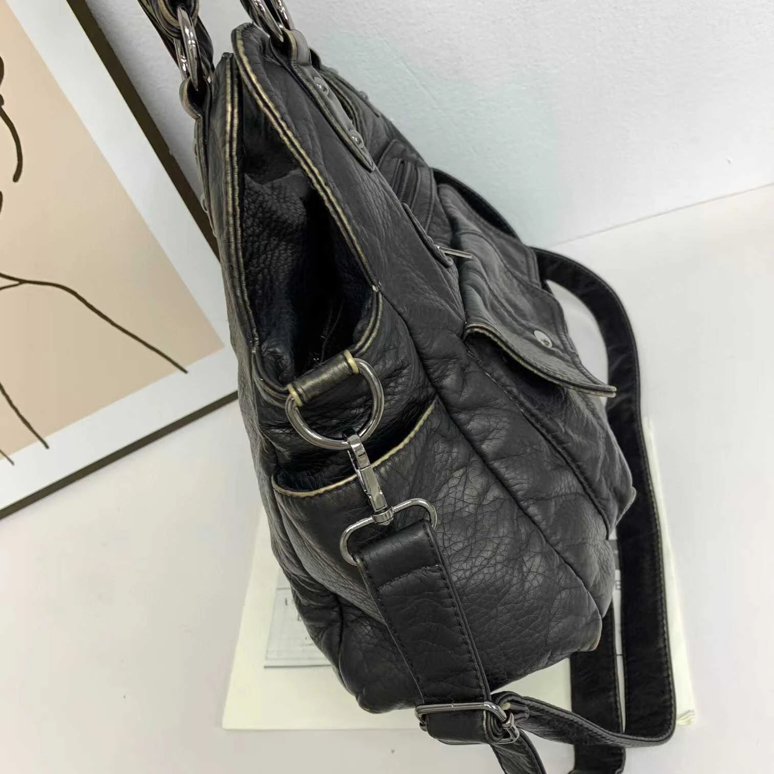 Damen Retro Tote-Bag Bild 3