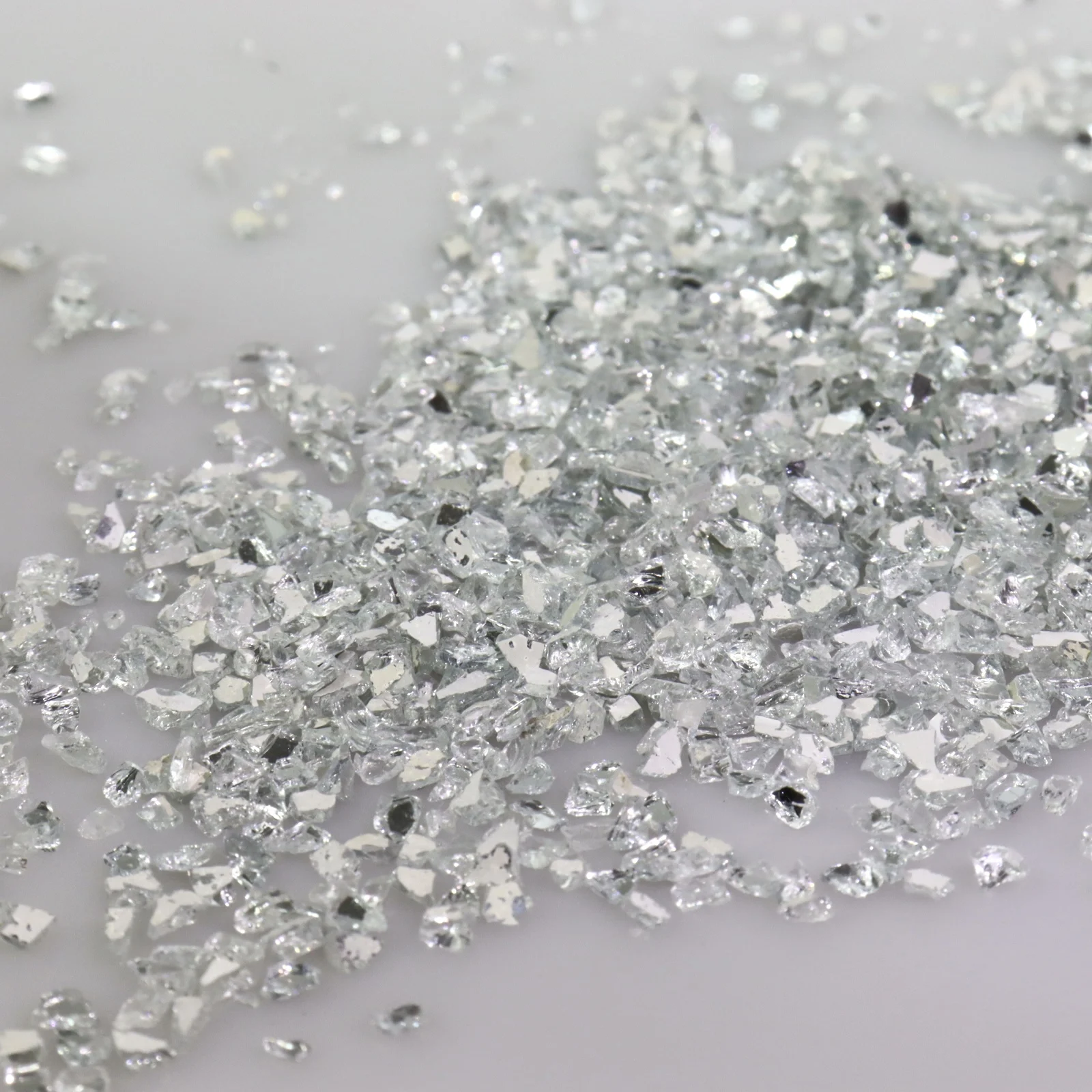 Crushed Glass for Resin Art Supplies High Luster Fire Glass Gravel