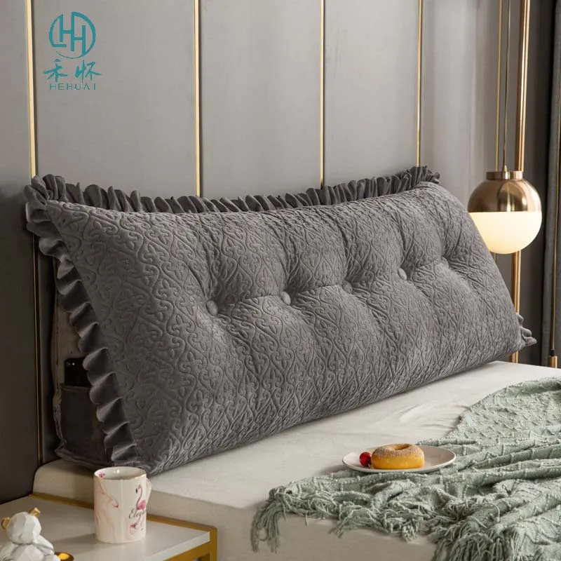 Cojín decorativo para cabecero de sofá, almohada para respaldo, cabecero de  cama, almohada de cuña, soporte