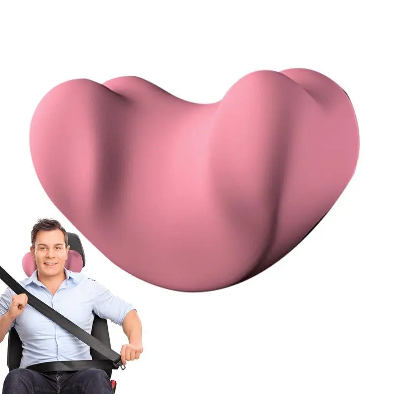 

Подушка для сиденья на подголовник, подушка для поддержки шеи, 3d-подушка для поддержки шеи в форме сердца на длинных поездках с пряжкой для минивэна