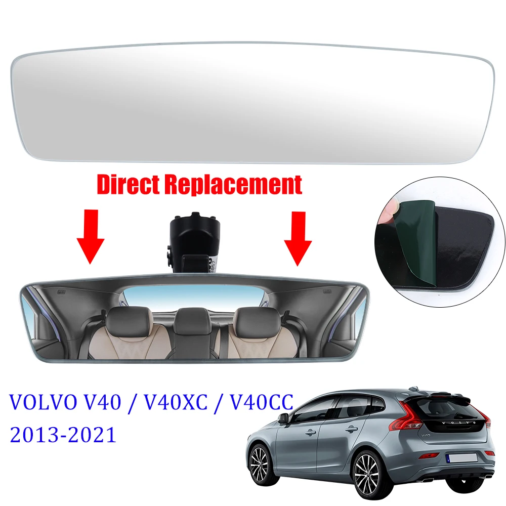 

For Volvo V40 V40XC V40CC 2013-2021 Interior Rear View Mirror Glass Replacement