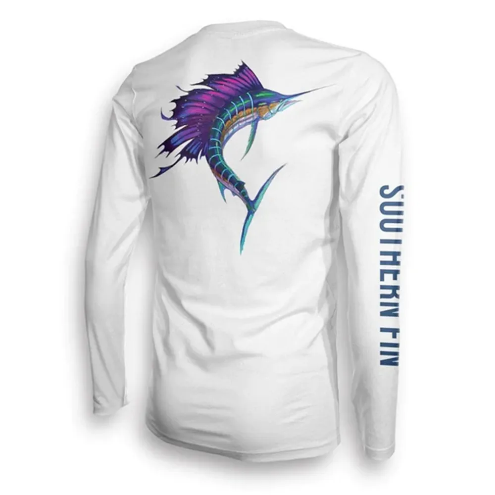 SOUTHERN FIN Fishing Shirt UPF Sun Protection Breathable Long Sleeve Shirt  Breathable Quick Dry Anti-UV Outdoor Fishing Jersey - AliExpress