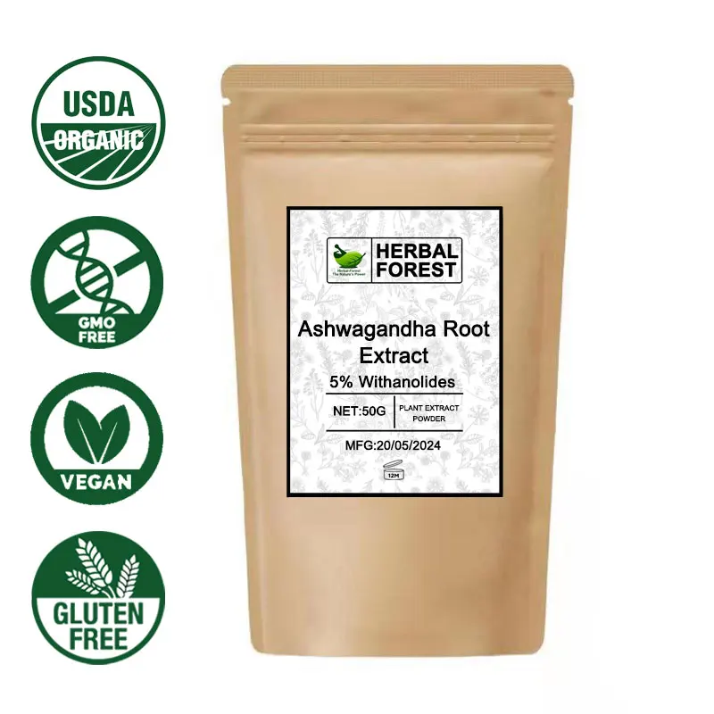 

50g-1000g Ashwagandha Root Extract Powder 5% Withanolides