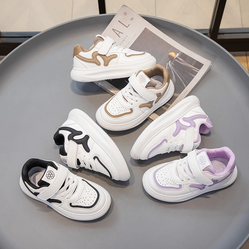 Soft Breathable Kids Platform Sneakers for Autumn School