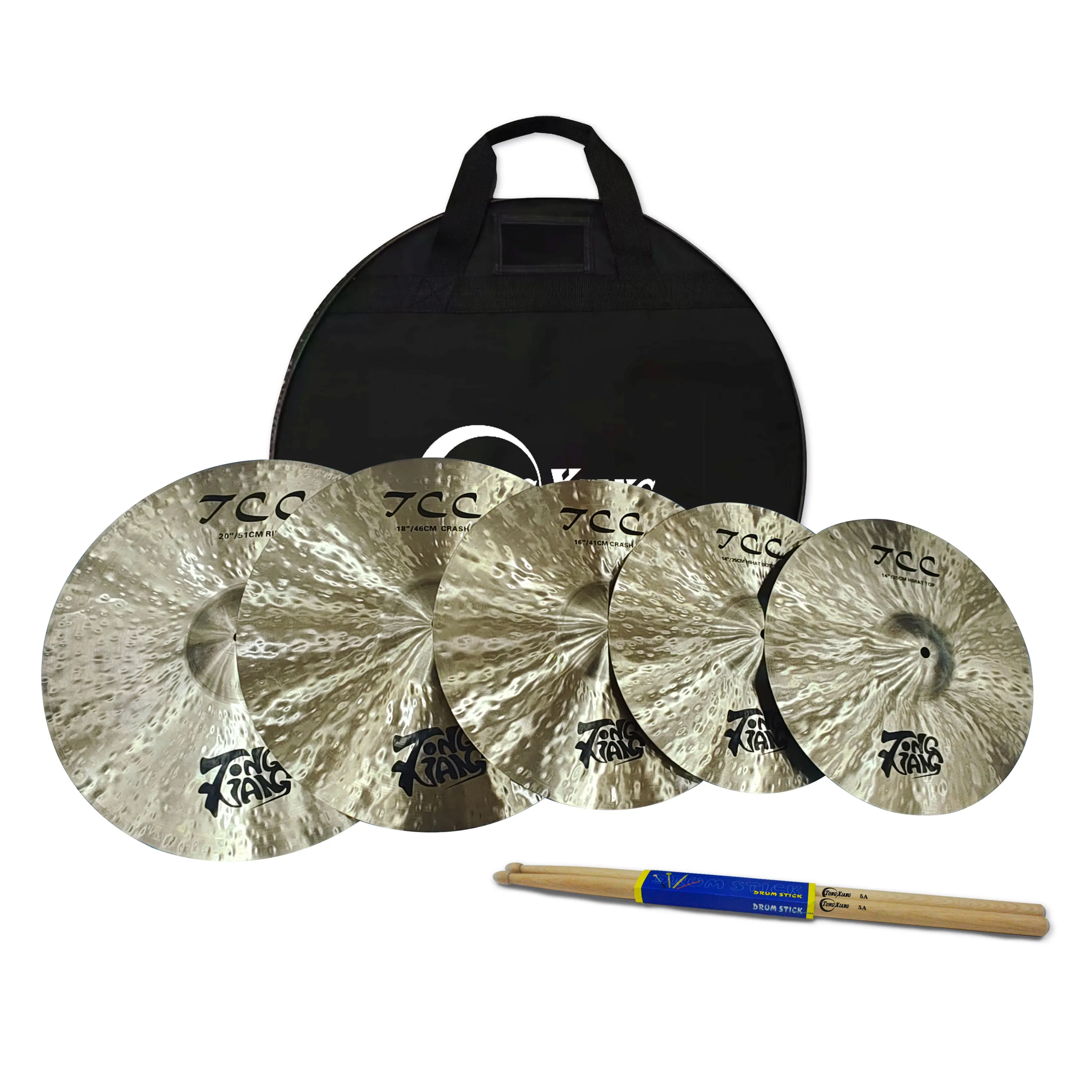 B25 Handmade TCC Professional Cymbals set 14''hihat 16