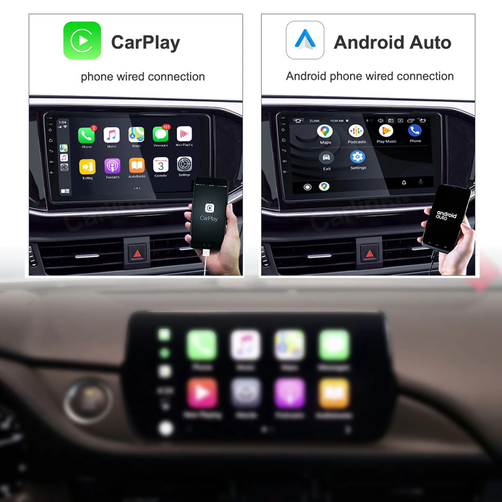 Беспроводной адаптер carplay box android auto. Бокс мультимедийный. auto ai box фото.