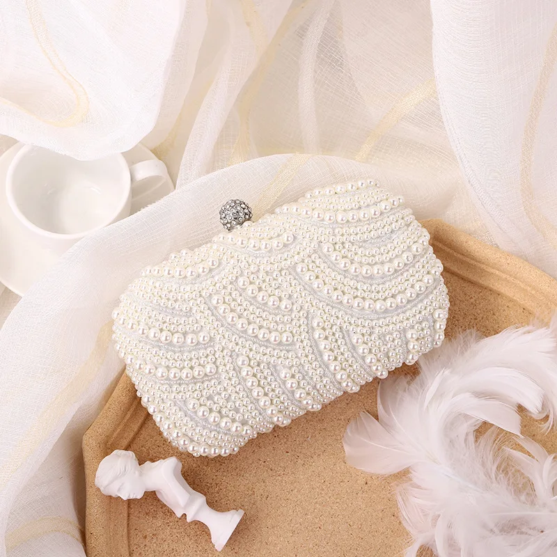 

2022 new pearl dinner bag Japanese and Korean style ladies network red dress evening bag fashion temperament handbag