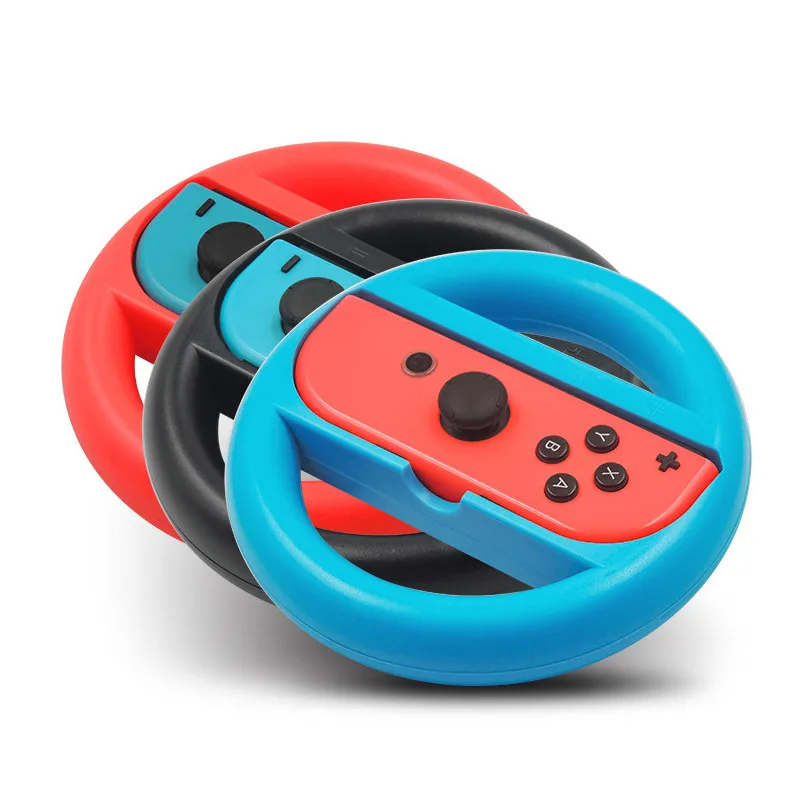 

1 Pair Game Steering Wheel Racing Handle For Mario Kart For Nintendo Switch Joy-Con Controller Holder For NS Accessories