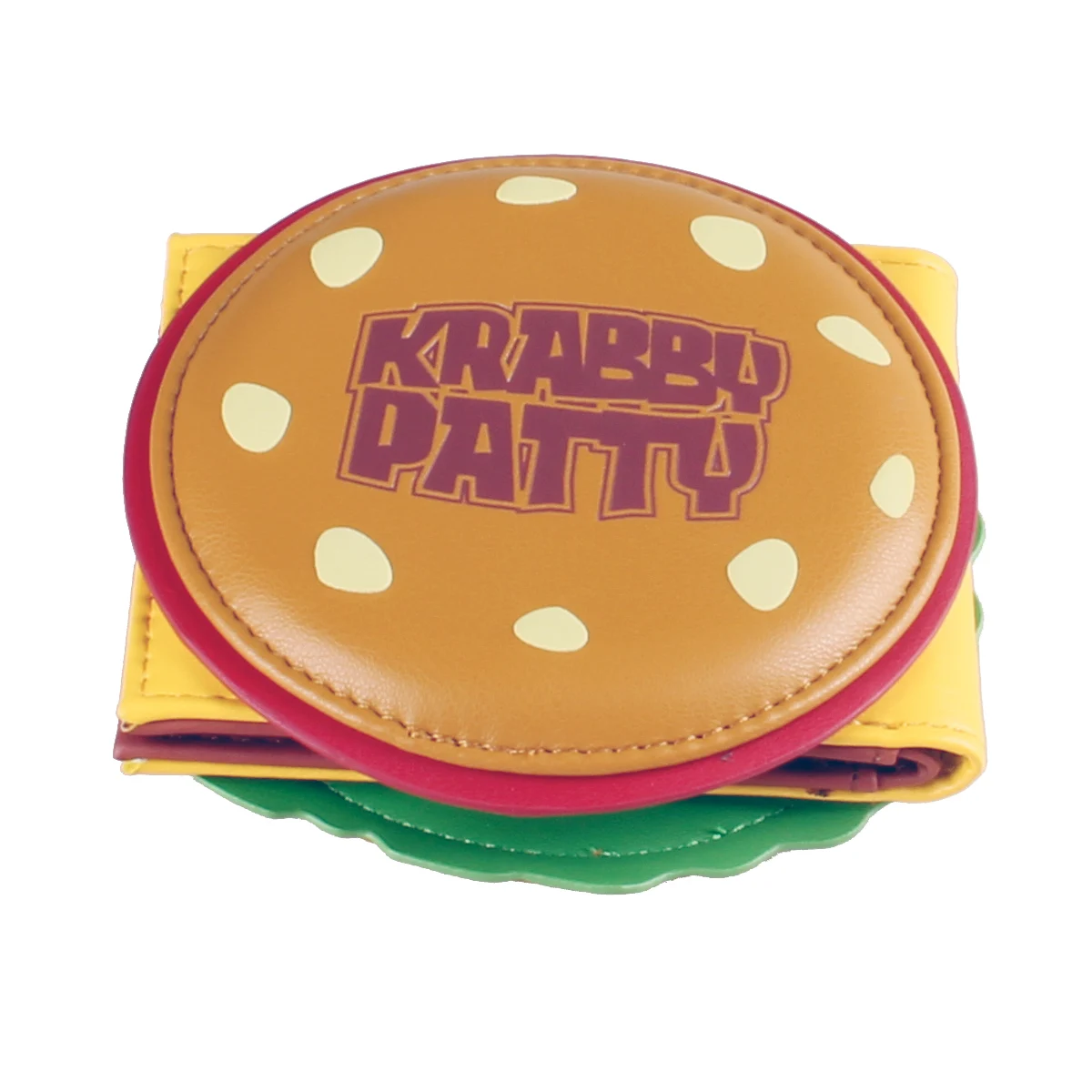 3D Burger Foldable Wallet Fashion Individual Card Holder ID Seat Money Clip