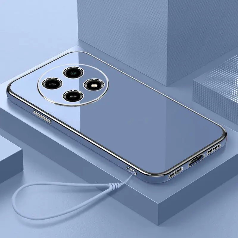 Shockproof Silicone Soft Phone Case with Electroplate Design for Honor Magic 7 Lite and X9c