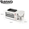 DMWD Breakfast Machine 3IN1 Multifunction Mini Drip Coffee Maker Bread Pizza Oven Frying Pan Toaster Breakfast Making 110V/220V 5