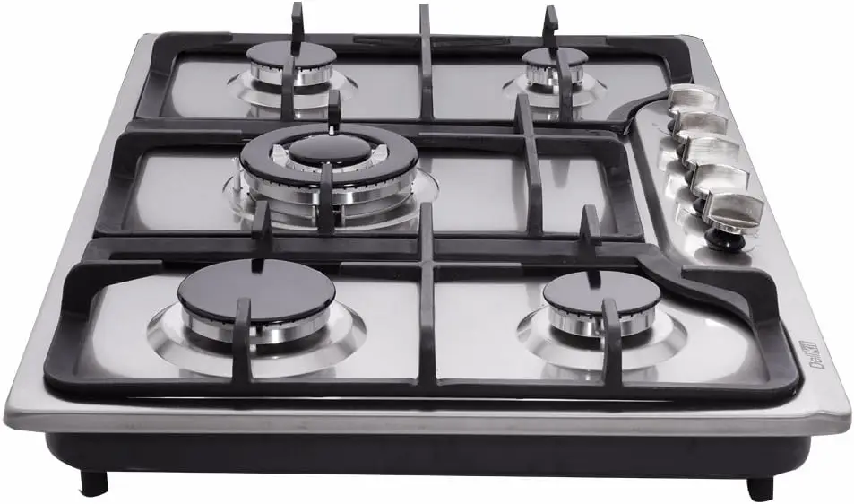 30 inch Cooktops Dual Fuel Sealed 5 Burners Cooktop Drop-In Stainless Steel Hob DK257-A01 Cooktop