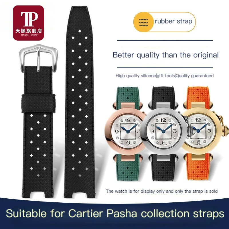 Waterproof & Sweatproof Concave Rubber Strap