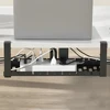Under Desk Cable Management Tray Retractable Cable Cord Organizer Heavy Duty Under Desk Cable Shelf for Cords Wires Power Strip 5