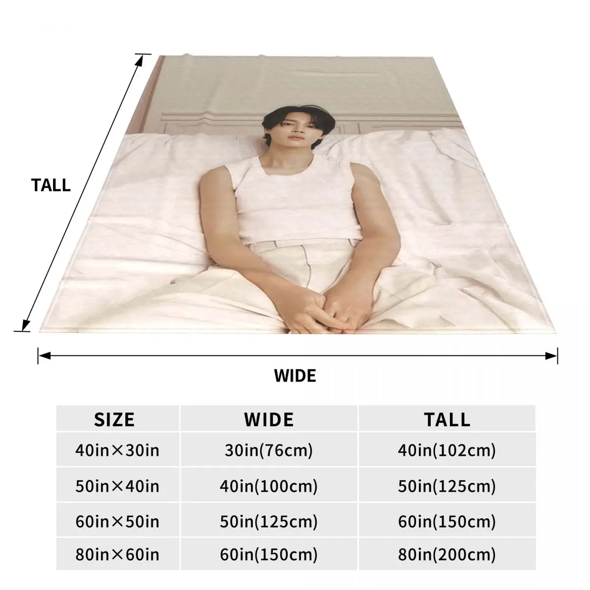Jimin Face Blanket Fleece Multi-function Sofa Throw Blankets For Couch Bedding Office Throws Bedspread Quilt 3