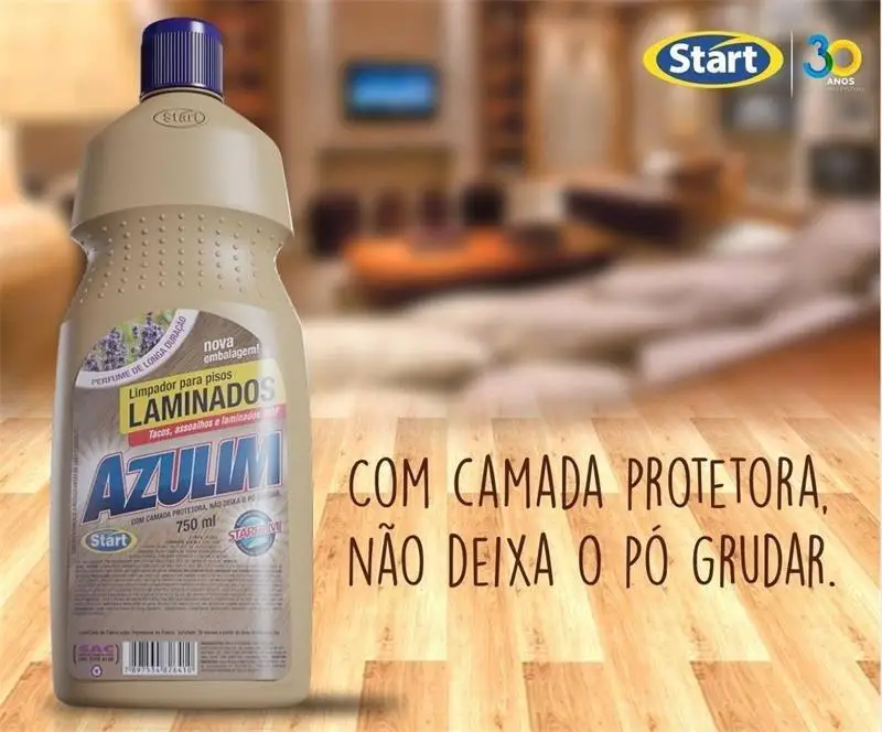Sols stratifiés bleus propres