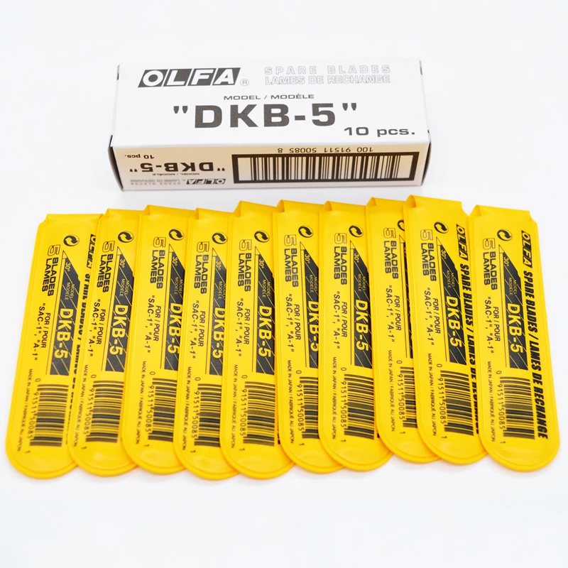 Original Japanese OLFA DKB-5 9mm blade with 30 degree angle graphic replacement blade 50 piece