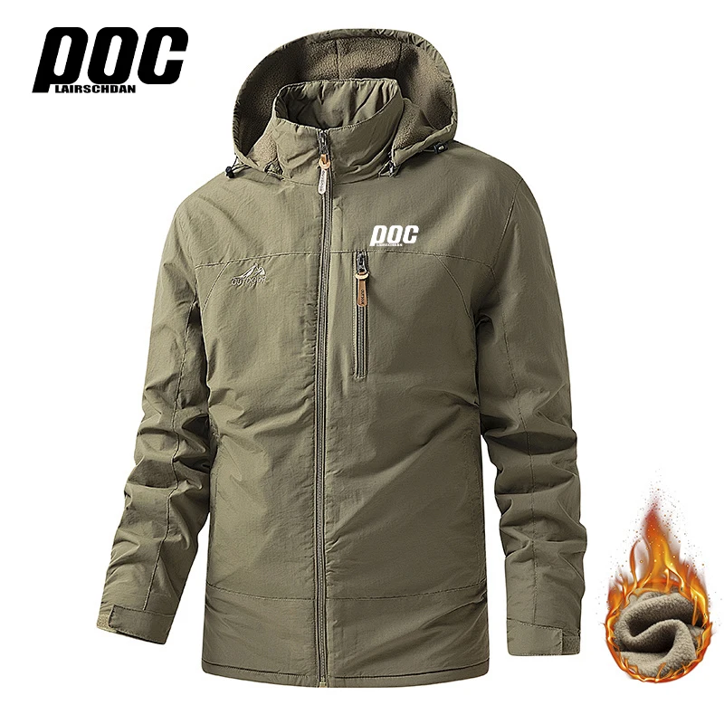 Men Winter Cycling Downhill Jacket Bike Road Windproof Warm MTB Waterproof Mountain Raincoat