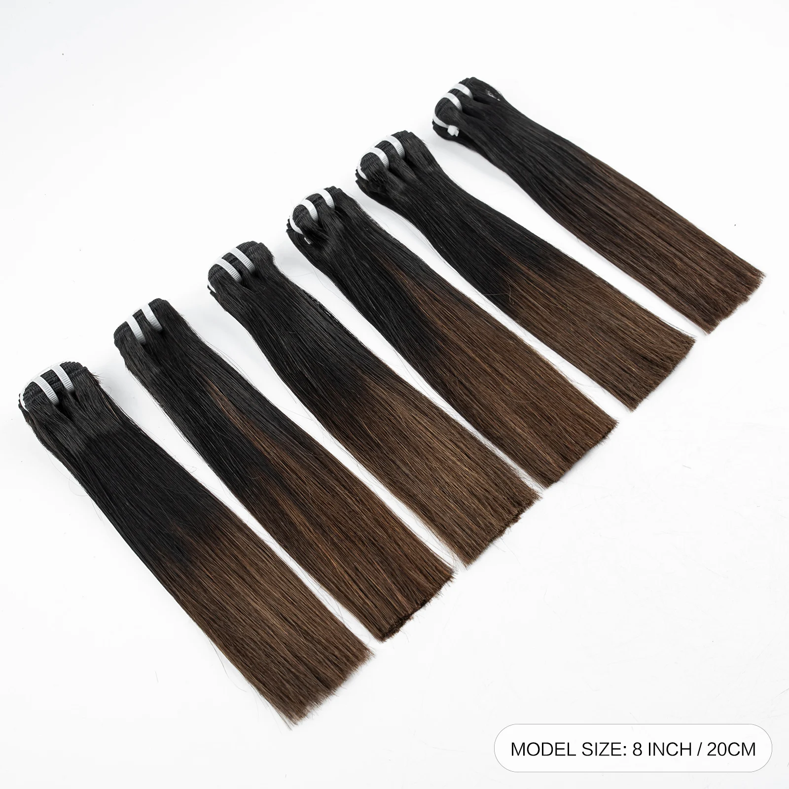 16A Double Drawn 1BT4 Ombre Vietnamese Bone Straight Human Hair Bundles 100% Unprocessed Raw Virgin Hair Extensions for Women