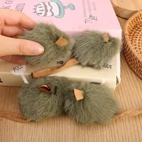 1/5pcs Interactive Mouse Plush Cat Chew Toy Squeaky Imitation Mice Bite-resistant Kitten Toy Interactive Plush Cat Toy Supplies 6
