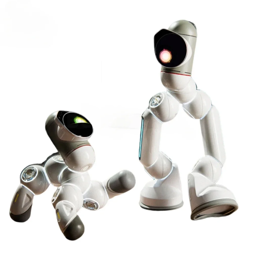 ClicBot Intelligent Robot Electronic AI Program Modular Pet Robot Desktop Puzzle Toy Splicing Accompany Christmas Child Gifts