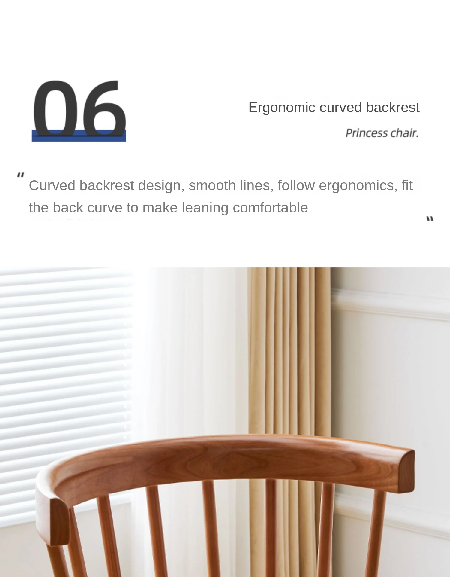 X&D Nordic Japanese Style Solid Wood Wicker Windsor Dining Chair Home Retro Leisure Backrest Chair Solid Wood Wicker Round Chair