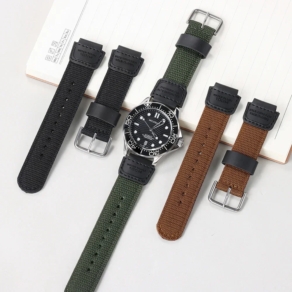 Nylon Watch Strap for Casio AE1200wh 1300 SGW-300H 400 500