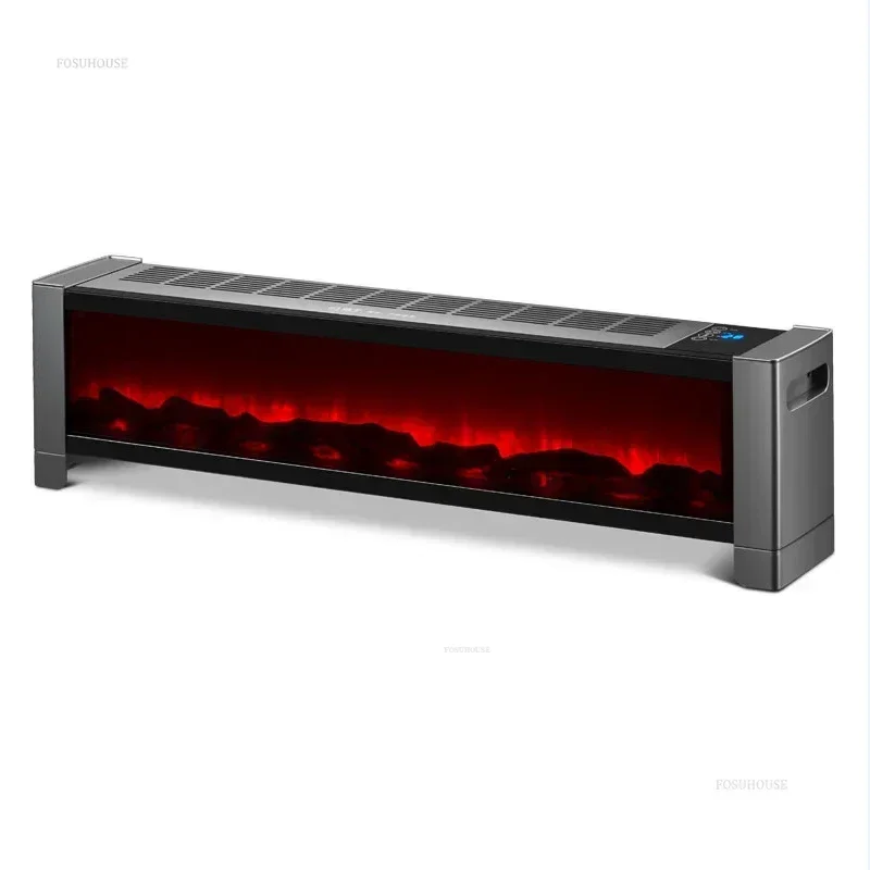 New Electric Fireplace for Room 3d Floor-standing Intelligent Voice Fireplace Italian Light Luxury Stove for Study Room N