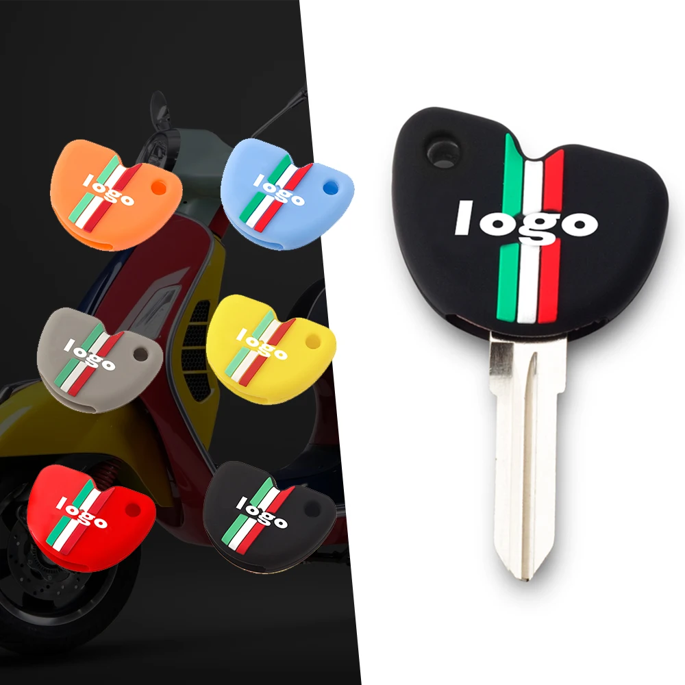 Silica Key Cover For Vespa Enrico Piaggio Gts300 LX150 946 Fly 125 3vte Gts 200 300 LX 150 Key shell Protector ignition key cover