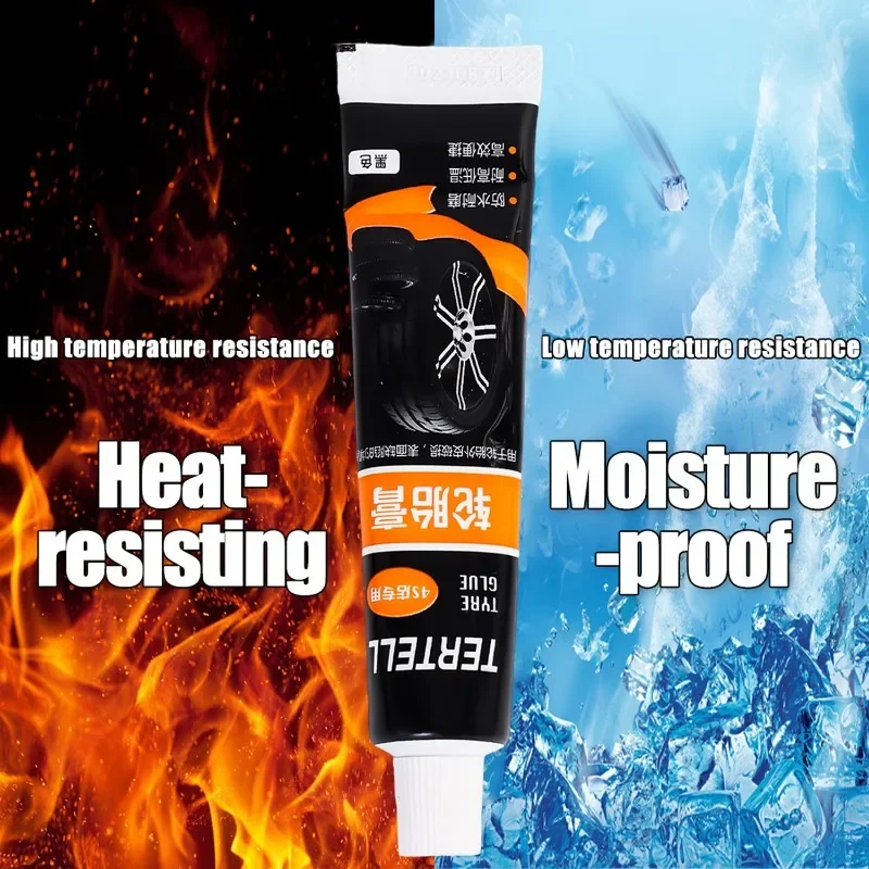 30ml Waterproof High Temperature Resistant Tyre Repair Liquid Black Strong Rubber Glues Adhesive Glue Car Repairs Tools