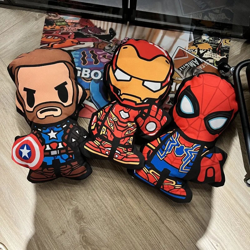 

Marvel Movie Peripheral Avengers Spider-Man Iron Man Captain America Creative Cartoon Doll Pillow Plush Cushion Christmas Gift