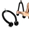 Bicep Tricep Rope Push Pull Down Cord Home Gym Accessories Workout Fitness Exercise Equipment Single/Double Head 35cm/70cm/90cm 3