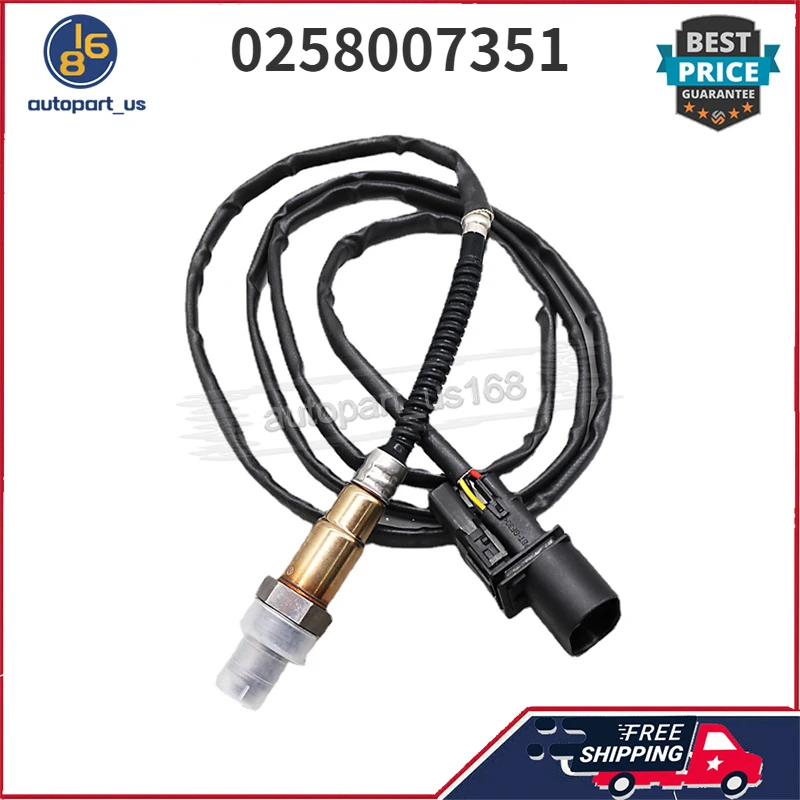 

Для Audi A4 Volkswagen Golf Mk4 Jetta Mk4 New Beetle Passat B5 Phaeton Touareg 0258007351 датчик кислорода O2 Датчик Лямбда