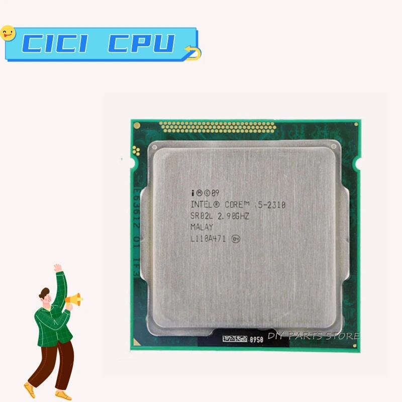 Core I5-2310 Quad Core Cpu 1155 Pin 2.9G I5 2310 Processore Cpu Desktop Pentium Pezzi Graffiati