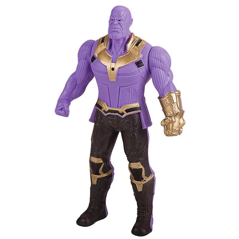 Marvel Spider Man Model Kit Hulk Iron Man Anime Toys PVC Activity Splices Luminous Doll Series Boy Children Birthday Gift
