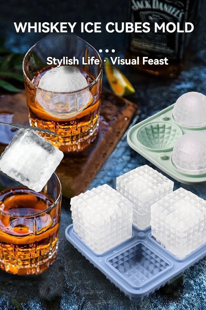 Stampo Per Ghiaccio A Forma Di Orso In Silicone: Senza BPA, Con Coperchio, Perfetto Per Cocktail E Bevande Fredde! - Foto 8