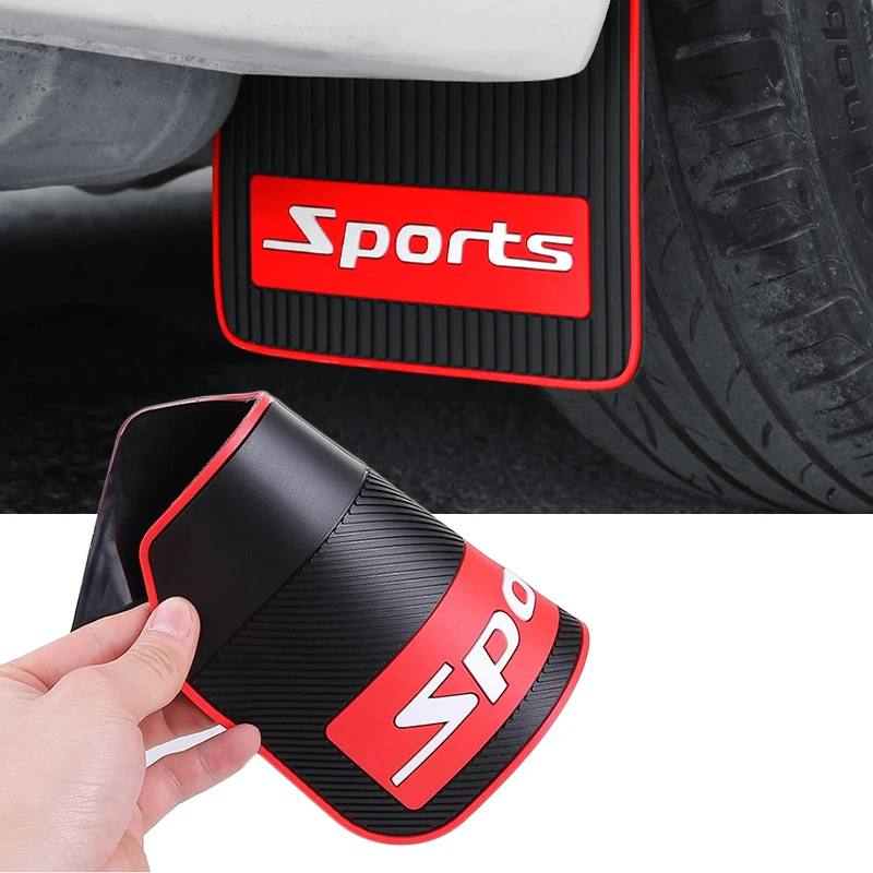Car Rubber Mudguards SUV Sports Front Rear Mud Flaps Guards Splash Universal Truck Mudflaps