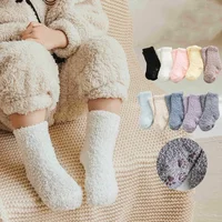 Winter Thick Newborn Socks Children Plus Stuff Coral Fleece Warm Kids Leg Warmers Girls Boys Toddler Soft Baby Autumn Anti-slip 2