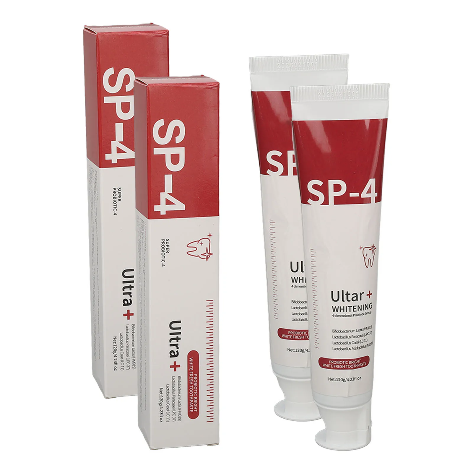 

Tartar Removal Toothpaste 4.2oz Cleaning Probiotic Toothpaste Mild for Travel