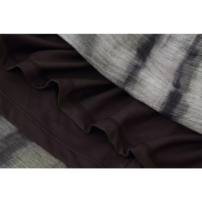 Chic Elegant Pleated Long Skirts For Women Fashion 2025 New With Belt Vintage Midi Skirt High Street Casual Holiday Skirts