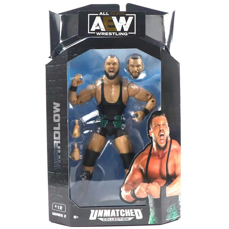 Wardlow Wwe/Aew /Wwf/Wcw Rare Collection Pvc All Elite Wrestling Matched Collection Series Action Figures 6'