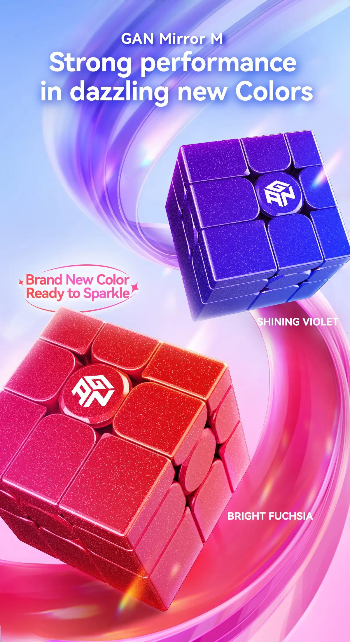 Магнитные игрушки-пазлы Gan Mirror Cube Uv 3x3