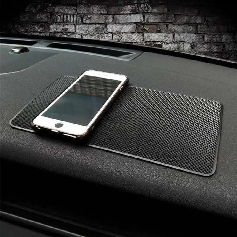 Car Non Slip Mat Car Dashboard Sticky Anti-Slip PVC Mat Auto Non-Slip Sticky Gel Pad Mat Pads Non-Slip Pad For Phone Key Holde