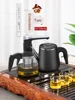 304 stainless steel automatic water supply electric kettle intelligent temperature regulating tea table integrated tea set panel 3