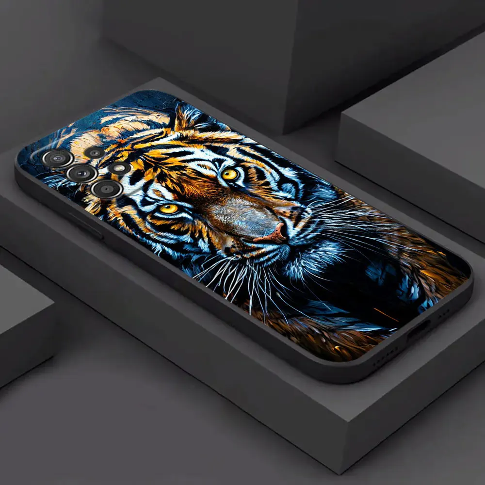 Tiger Design Soft Phone Case - Stylish and Protective