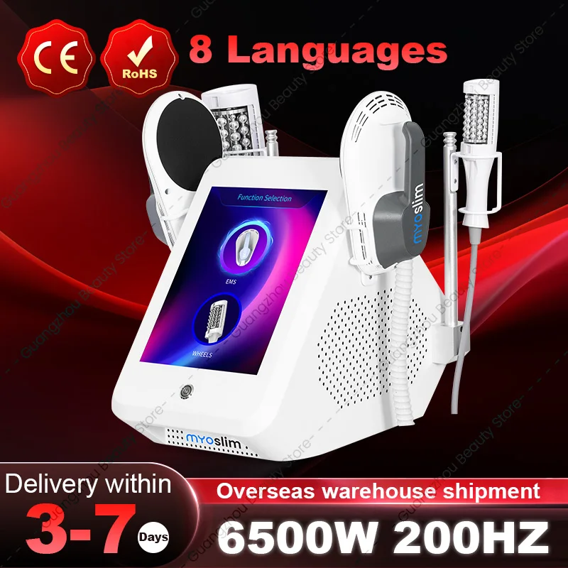 NEW 200HZ myoslim Roller Slimming Cellulite Reduction Inner Ball Roller 360 Degree Infrared Vacuum Roller Massage Beauty Machine