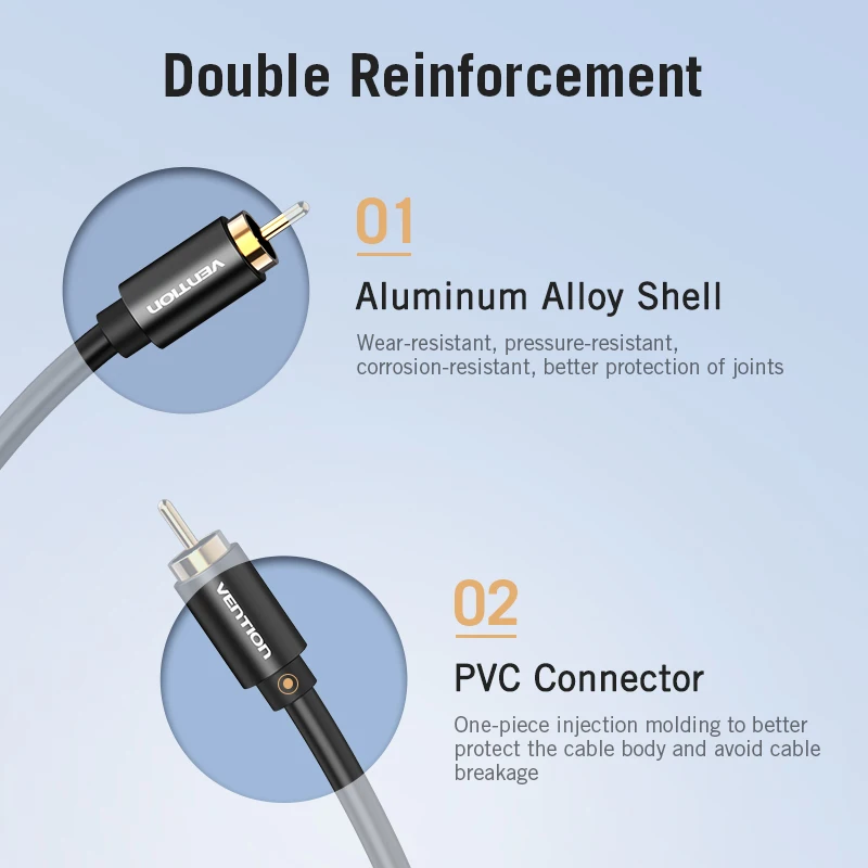 Vention RCA-RCA - ׷  ̺,  ̺, RCA  ̺, TV   -, 1m, 1.5m, 2m